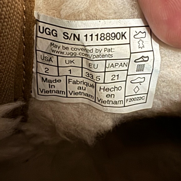 UGG Jona Chestnut boots size 2 - Picture 2 of 5